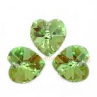Swarovski srdce 18mm - Peridot AB Swarovski srdce 18mm - Peridot AB